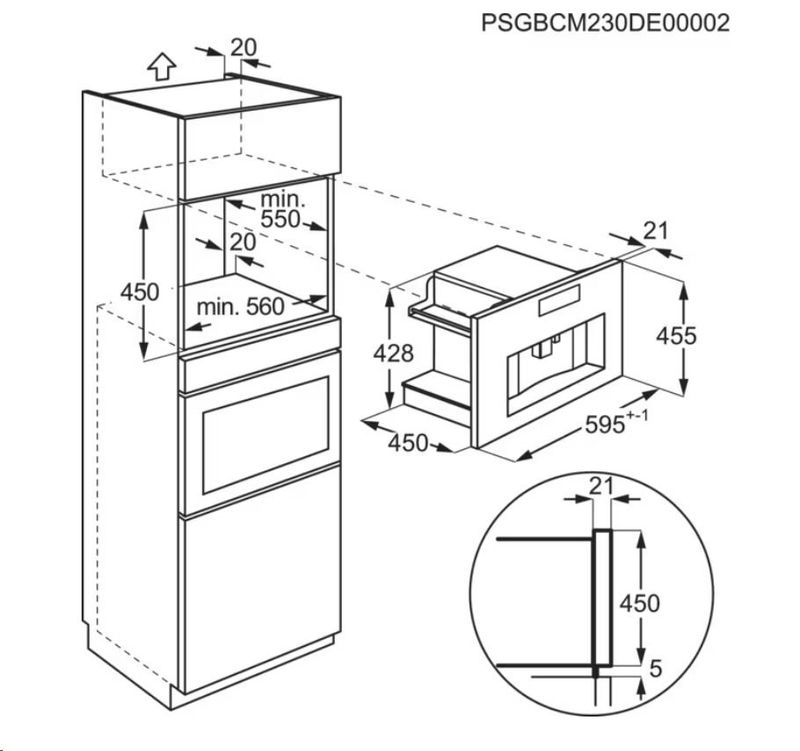 AEG KKB894500B KAFFEMASKIN
