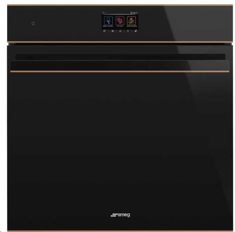 Smeg Kombidampovn Sort Steam100 Pro